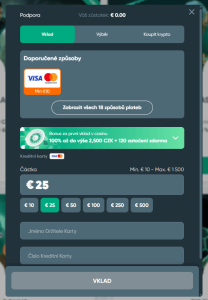 Jak vložit peníze Ivibet metody, limity a rychlost