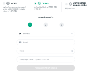 Registrace v Ivibet v Česku krok za krokem